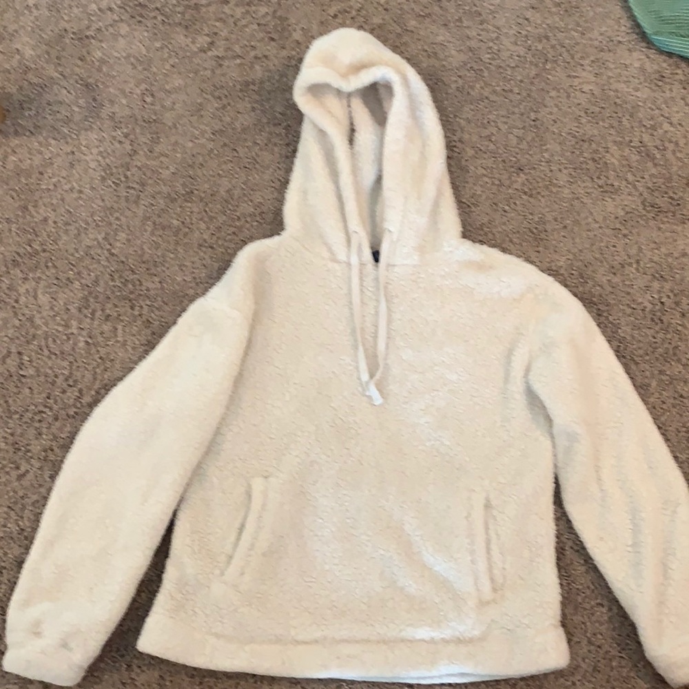 Women's fuzzy hoodie